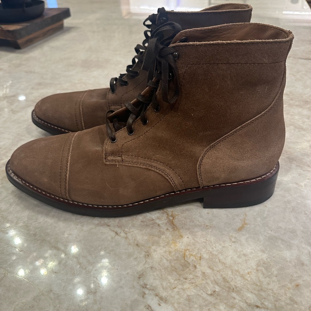 Men’s size 16 Thursday Everyday brown leather suede boots